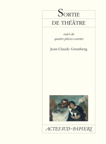 SORTIE DE THE¶TRE, de Grumberg | portada del libro