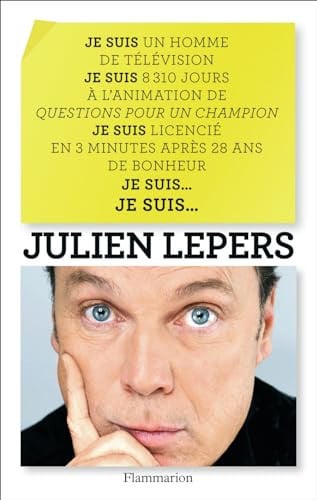 E SUIS UN HOMME DE TELEVISION, de LEPERS JULIEN | portada del libro