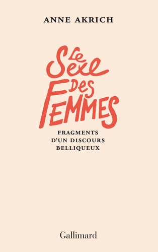 LE SEXE DES FEMMES, de Anne Akrich | portada del libro