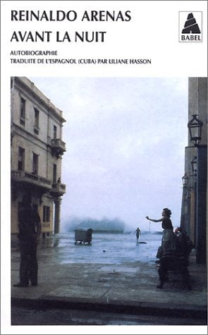 AVANT LA NUIT, de Reinaldo Arenas | portada del libro