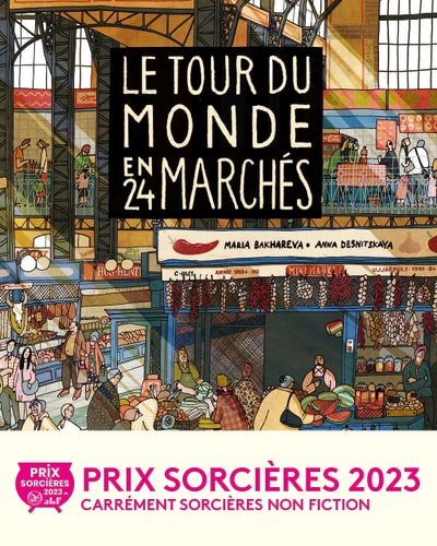 LE TOUR DU MONDE EN 24 MARCHES, de Maria Bakhareva | portada del libro