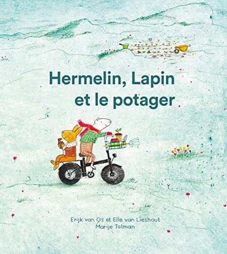 HERMELIN LAPIN ET LE POTAGER, de Elle van Lieshout | portada del libro