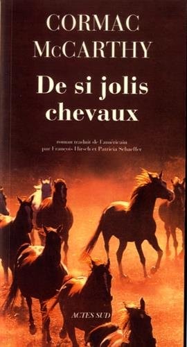 DE SI JOLIS CHEVAUX, de Cormac McCarthy | portada del libro