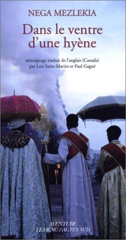 DANS LE VENTRE D'UNE HYENE, de Nega Mezlekia | portada del libro