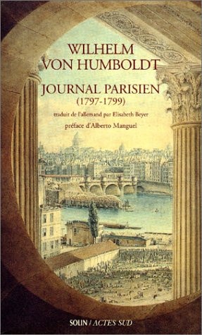 JOURNAL PARISIEN 1797-1799, de Humboldt (von) | portada del libro