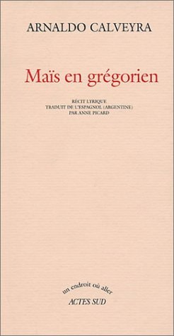 MAIS EN GREGORIEN, de Arnaldo Calveyra | portada del libro