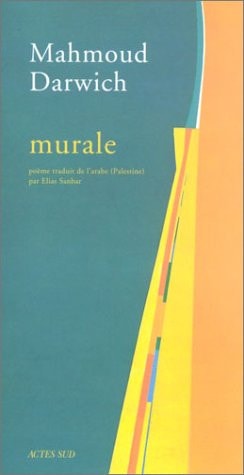 MURALE, de Maḥmūd Darwīsh | portada del libro