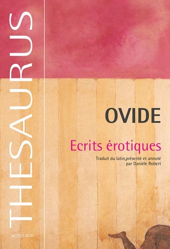 ECRITS EROTIQUES, de Ovide | portada del libro