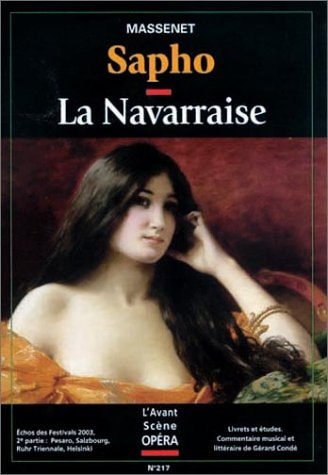 ASO N.217 SAPHO ET LA NAVARAISE, de Jules Massenet | portada del libro