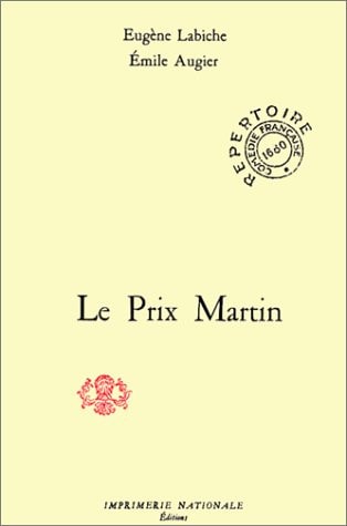 LE PRIX MARTIN (BROCHE), de Labiche | portada del libro