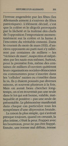 HISTOIRE D'UN ALLEMAND, de Haffner | portada del libro