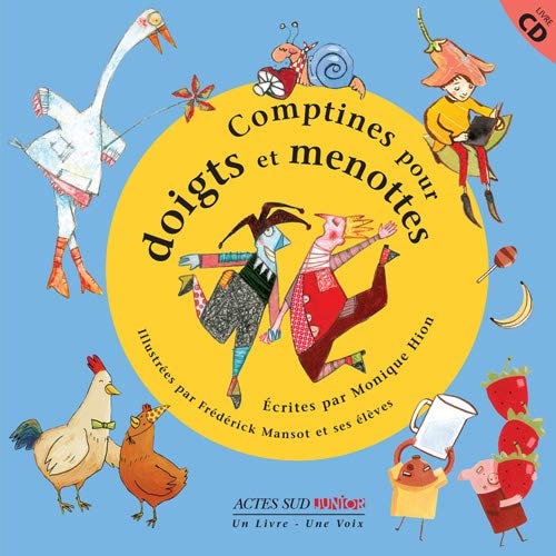 COMPTINES POUR DOIGTS ET MENOTTES, de Monique Hion | portada del libro
