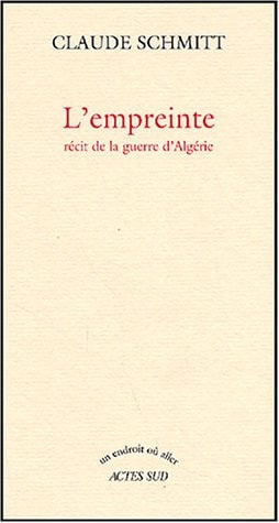L'EMPREINTE, de Claude Schmitt | portada del libro