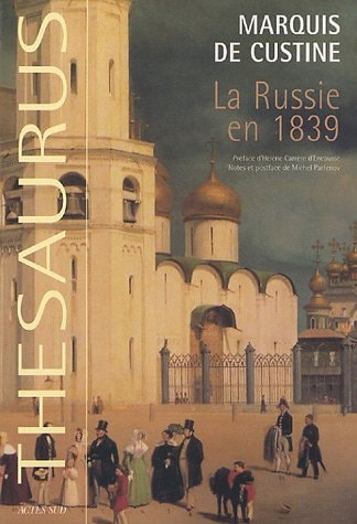 LA RUSSIE EN 1839, de De custine | portada del libro