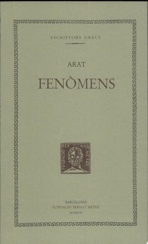 Fenòmens, de Arat | portada del libro