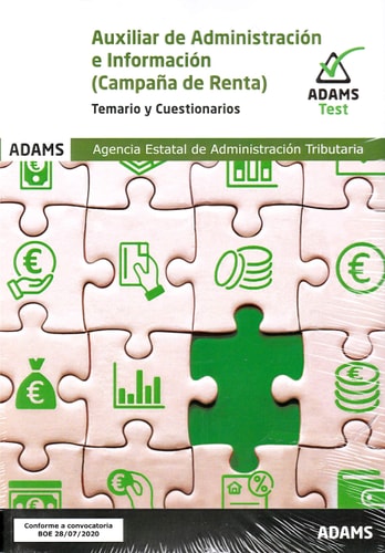 Temario y Cuestionario Auxiliar de Administración e Información (Personal Laboral fijo-discontinuo), de Varios autores | port