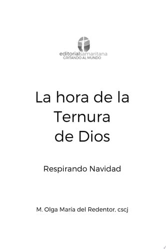 La Hora de la Ternura de Dios, de MADRE OLGA MARIA DEL REDENTOR CSCJ | portada del libro