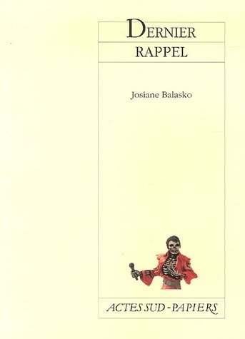 DERNIER RAPPEL, de Balasko | portada del libro