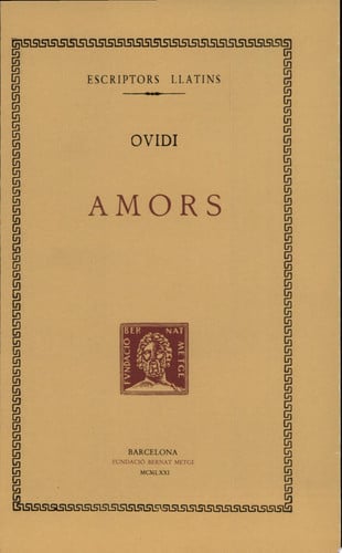Amors, de Ovidi | portada del libro
