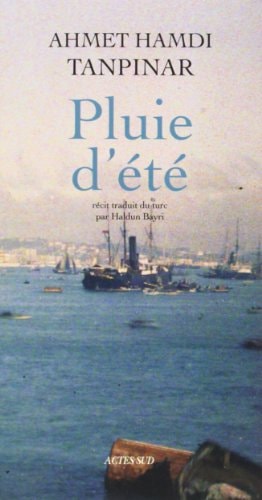 PLUIE D'ETE, de Ahmet Hamdi Tanpınar | portada del libro