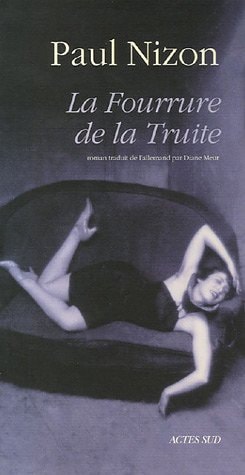 LA FOURRURE DE LA TRUITE, de Paul Nizon | portada del libro