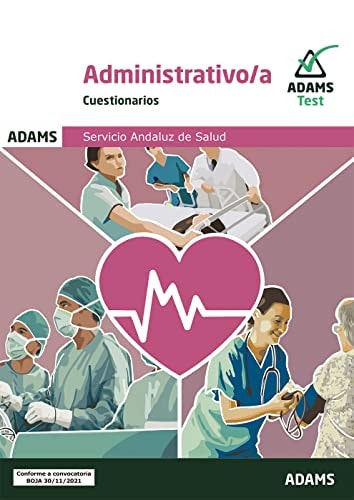 Cuestionarios Administrativo/a Servicio Andaluz de Salud, de AA.VV. | portada del libro