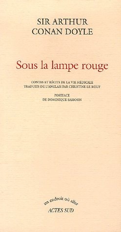 SOUS LA LAMPE ROUGE, de Arthur Conan Doyle | portada del libro