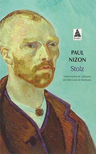 STOLZ, de Paul Nizon | portada del libro