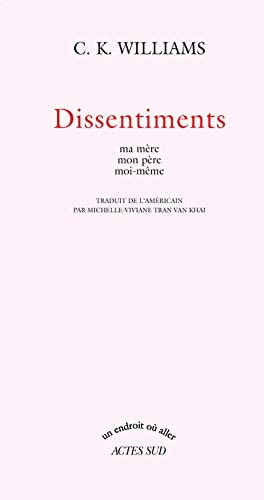 DISSENTIMENTS, de Charles Kenneth Williams | portada del libro