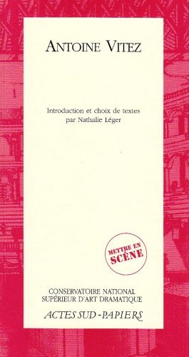 ANTOINE VITEZ, de Vitez | portada del libro