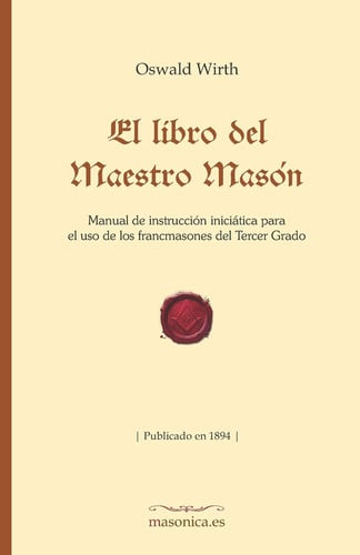 El libro del Maestro Masón, de Wirth | portada del libro