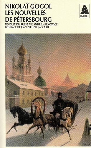 LES NOUVELLES DE PETERSBOURG, de Nikolaĭ Vasilʹevich Gogolʹ | portada del libro