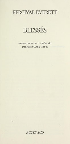 BLESSES, de Percival Everett | portada del libro