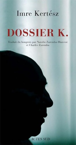 DOSSIER K., de Imre Kertész | portada del libro
