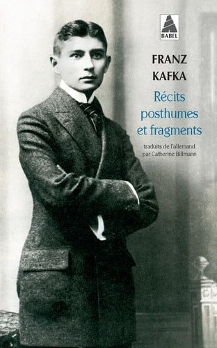 RECITS POSTHUMES ET FRAGMENTS, de Franz Kafka | portada del libro
