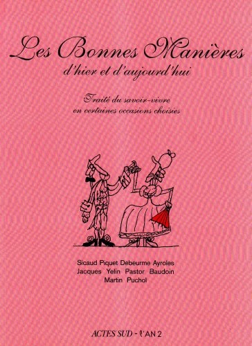 LES BONNES MANIERES, de Natacha Sicaud | portada del libro