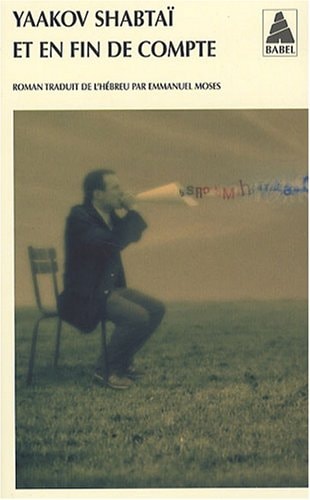 ET EN FIN DE COMPTE, de Yaakov Shabtai | portada del libro