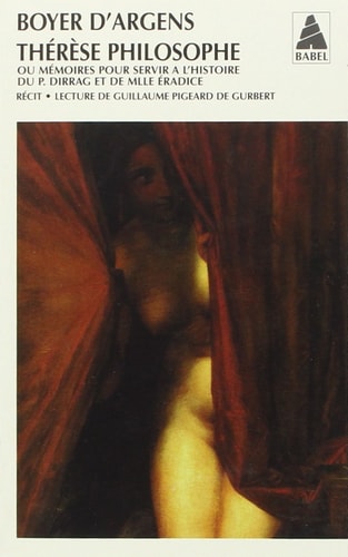 THERESE PHILOSOPHE NE, de Jean-Baptiste de Boyer Argens (marquis d').) | portada del libro