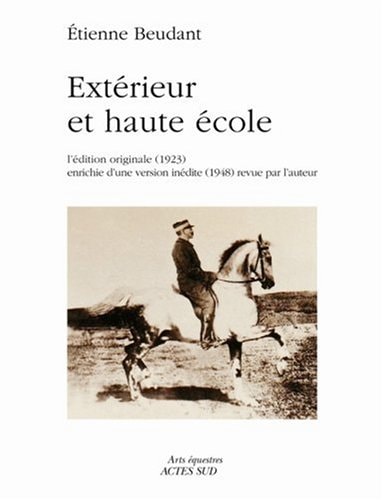 EXTERIEUR ET HAUTE ECOLE, de Etienne Beudant | portada del libro