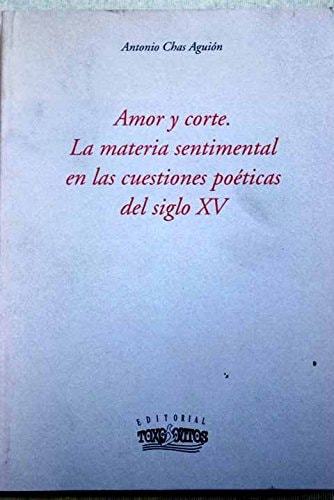 AMOR Y CORTE, de CHAS AGUION | portada del libro