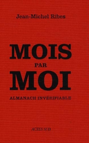 MOIS PAR MOI, de Jean-Michel Ribes | portada del libro