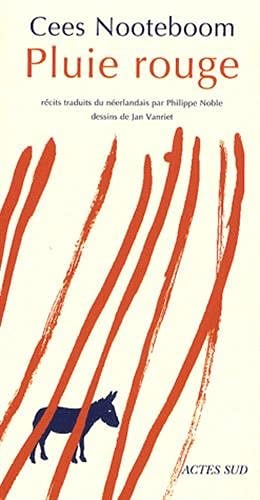 PLUIE ROUGE, de Cees Nooteboom | portada del libro