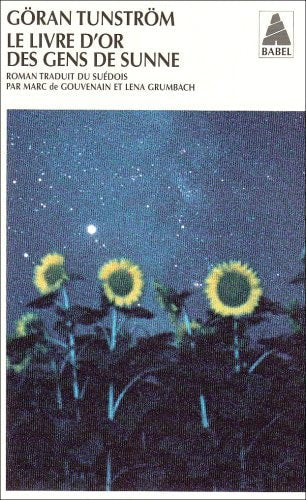 LE LIVRE DOR DES GENS DE SUNNE, de Göran Tunström | portada del libro