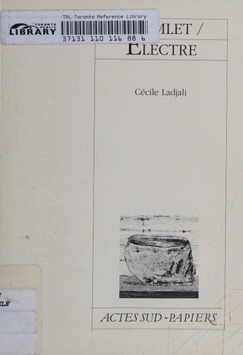 HAMLET / ELECTRE, de Cécile Ladjali | portada del libro
