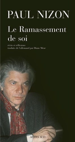 LE RAMASSEMENT DE SOI, de Paul Nizon | portada del libro