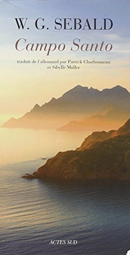 CAMPO SANTO, de Winfried Georg Sebald | portada del libro