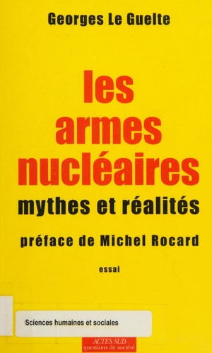 LES ARMES NUCLEAIRES, de Georges Le Guelte | portada del libro