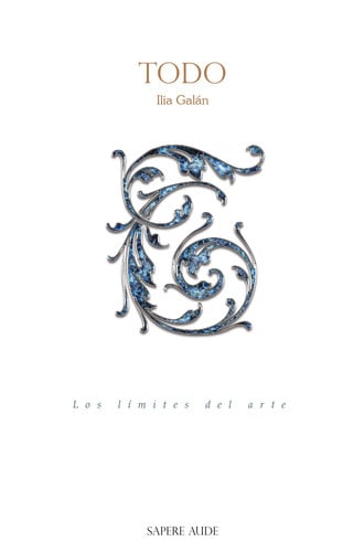 TODO, de GALÁN DÍEZ | portada del libro