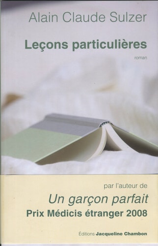 LECONS PARTICULIERES, de Alain Claude Sulzer | portada del libro