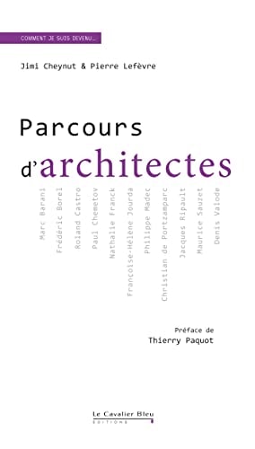 PARCOURS D'ARCHITECTES, de Jimi Cheynut | portada del libro